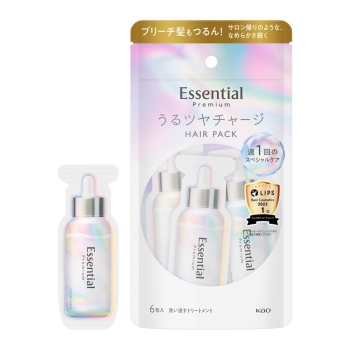 花王　エッセンシャル　プレミアム　うるツヤチャージヘアパック　９ｇ×６