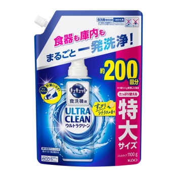 花王　食器洗い乾燥機専用キュキュットウルトラクリーン　シトラス　つめかえ　１１００ｇ