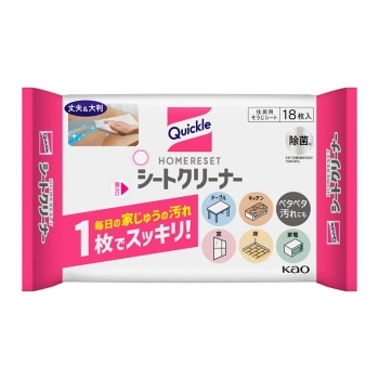花王　クイックル　ホームリセット　シートクリーナー　１８枚入