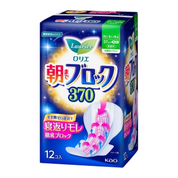 花王　ロリエ　朝までブロック　３７０　１２コ入