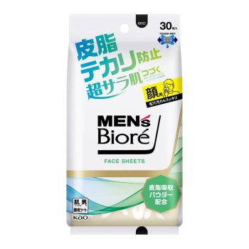 花王 メンズビオレ フェイスシート 皮脂テカリ防止