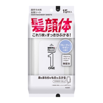 花王 メンズビオレ ONE シート 清潔感のあるフルーティーサボンの香り