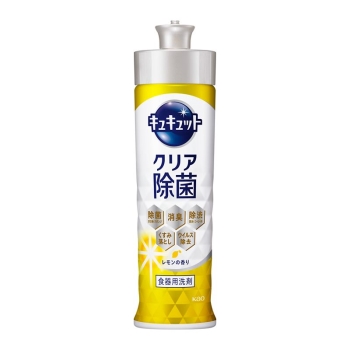 花王　キュキュット　クリア除菌　レモンの香り　本体　２２０ｍｌ