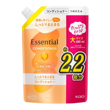 花王　エッセンシャル　しっとりまとまる　コンディショナー　つめかえ用　６８０ｍｌ