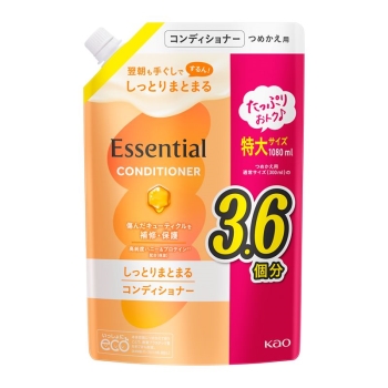 花王　エッセンシャル　しっとりまとまる　コンディショナー　つめかえ用　１０８０ｍｌ