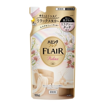 花王　ハミングフレア　リラックス　ムスク＆ミューゲ　つめかえ用　３５０ｍｌ