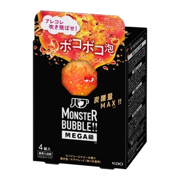 花王 バブ モンスターバブルMEGA級 ボコボコ泡 4錠入