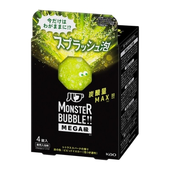 花王 バブ モンスターバブルMEGA級 スプラッシュ泡 4錠入