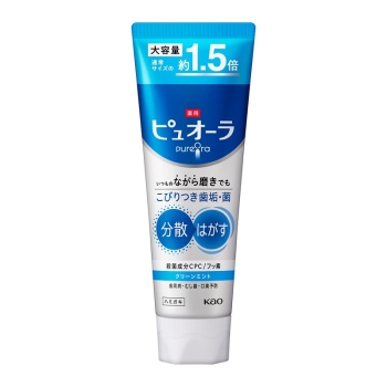 花王 薬用ピュオーラ ハミガキ クリーンミント 大容量 170g