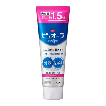 花王 薬用ピュオーラ ハミガキ フレッシュカシス 大容量 170g