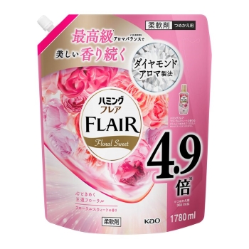 花王　ハミングフレア　フローラルスウィート　スパウトパウチ　１．７８Ｌ