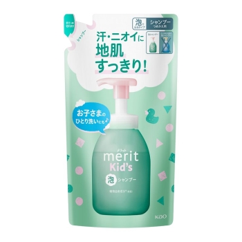 花王 メリットキッズ 泡で出てくるシャンプー つめかえ用