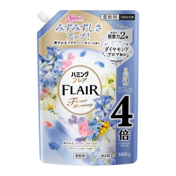 花王　ハミングフレア　フラワーハーモニー　スパウトパウチ　１４００ｇ