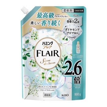 花王　ハミングフレア　サボンデサボン　スパウトパウチ　９００ｇ