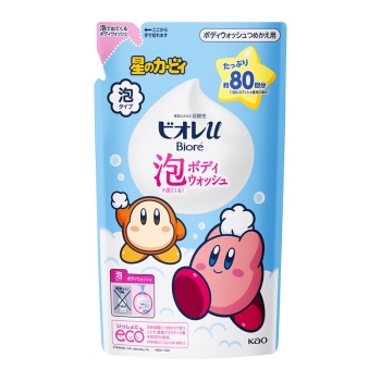 【在庫限り】花王　ビオレｕ　泡で出てくるボディウォッシュ　つめかえ　４８０ｍｌ　限定企画品