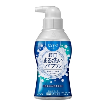 花王　ピュオーラ　泡で出てくる洗口液　クリアミント　１８０ｍｌ