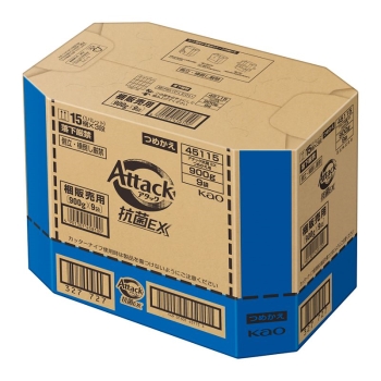 590g 35袋入　花王 アタック 抗菌EX つめかえ用 アタック抗菌EX つめかえ用 1,520g～1,590g 花王 | イオン