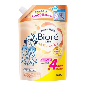 花王　ビオレｕ　うるおいしっとり　つめかえ　１．３２Ｌ