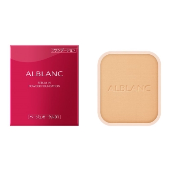 花王　アルブラン　セラムイン　パウダーファンデーション　ベージュオークル０１