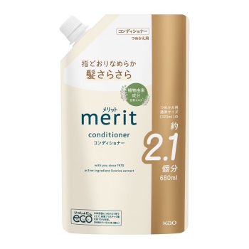 花王　メリットコンデショナー詰替用　６８０ｍｌ