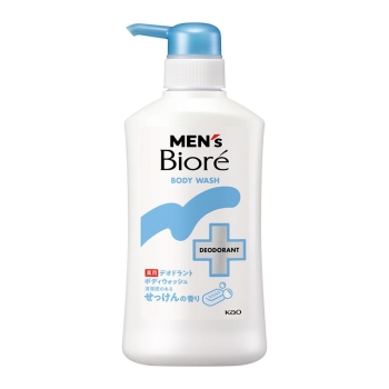 花王　メンズビオレ　薬用デオドラントボディウォッシュ　清潔感のあるせっけん　本体　４２０ｍｌ