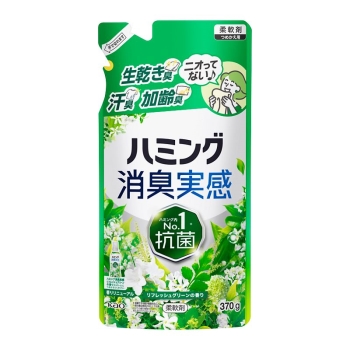 花王　ハミング消臭実感　リフレッシュグリーンの香り　つめかえ用　３７０ｇ