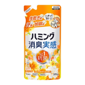 花王　ハミング消臭実感　リラックス＆フローラルの香り　つめかえ用　３７０ｇ