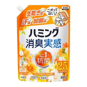 花王　ハミング消臭実感　リラックス＆フローラルの香り　つめかえ用　９３０ｇ