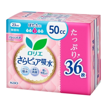 花王　ロリエさらピュア吸水　５０ｃｃ　スーパージャンボ３６枚