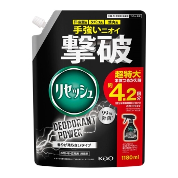 花王　リセッシュデオドラントＰ　香り残らない　詰替大