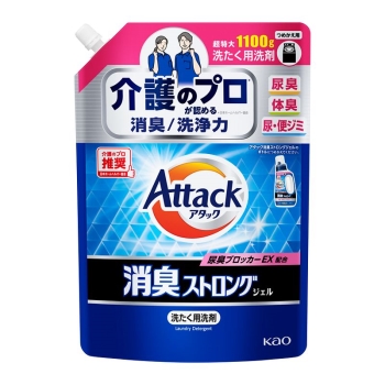 花王　アタック消臭　ストロングジェル　ジェル　替　１１００ｇ
