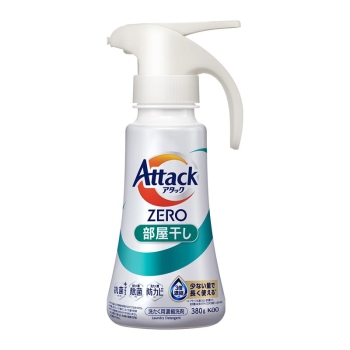 花王　アタックＺＥＲＯ　部屋干し　ワンハンドタイプ　３８０ｇ