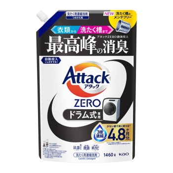 花王　アタックＺＥＲＯ　ドラム式専用　つめかえ用　１４６０ｇ