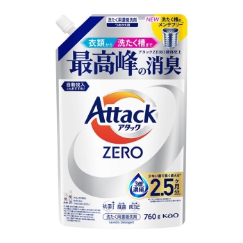 花王　アタックＺＥＲＯ　つめかえ用　７６０ｇ