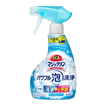 花王　バスマジックリンパワフル泡洗浄　浴室用洗剤　香りが残らないタイプ　本体　３５０ｍｌ