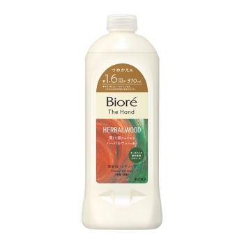 花王　ビオレ　ザ　ハンド　泡ハンドソープ　深くて温かみのあるハーバルウッドの香り　つめかえ用