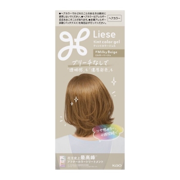 花王　リーゼ　ティントカラージェル　ミルキーベージュ