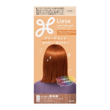 花王　リーゼ　ティントカラージェル　アプリコットオレンジ