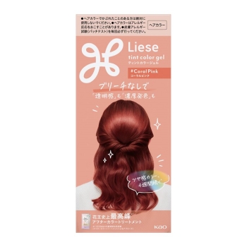 花王　リーゼ　ティントカラージェル　コーラルピンク