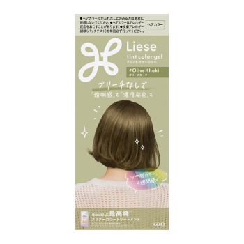 花王　リーゼ　ティントカラージェル　オリーブカーキ