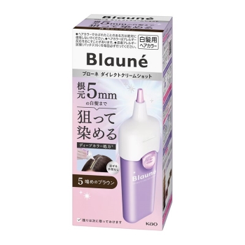 花王　ブローネ　ダイレクトクリームショット　５　暗めのブラウン