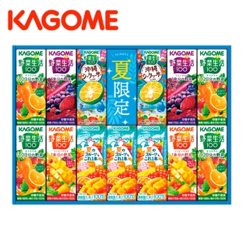 【お中元】カゴメ　すこやかサマーバラエティギフト　ＫＹＪ－２０Ｓ