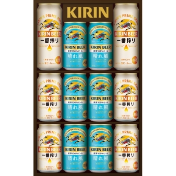 【お中元】キリンビ－ル　一番搾り・晴れ風２種セット　Ｋ－ＩＨ３