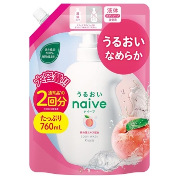 ナイーブ　ＢＳ桃の葉エキス詰替２回分　７６０ＭＬ