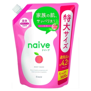 クラシエナイーブボディソープ桃の葉エキス配合詰替用１．６Ｌ