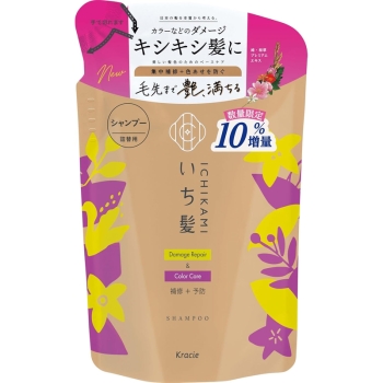 いち髪ダメージリペア＆カラーケア　シャンプー　詰替１０％増量