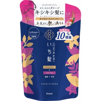 いち髪ダメージリペア＆カラーケア　コンディショナー　詰替１０％増量