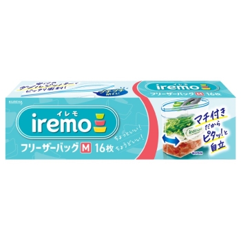 クレハ　イレモ（ｉｒｅｍｏ）　フリーザーバッグ　Ｍ　１６枚入り