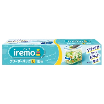 クレハ　イレモ（ｉｒｅｍｏ）　フリーザーバッグ　Ｌ　１０枚いり