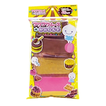 ムースのかみねんど チョコ 4色
